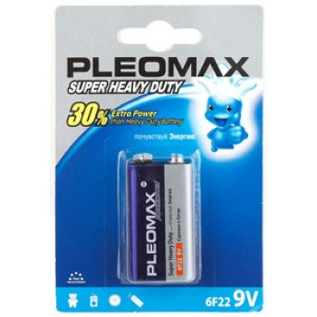 Батарейки Pleomax /6F22 9V BL1