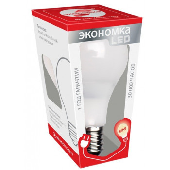 Лампа светодиодная ЭКОНОМКА ЛОН A60 E27 11W (1000lm) 4500K 4K матов. 113x60 Eco_LED11wA60E2745