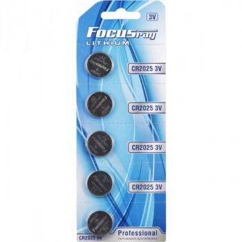 Батарейки Focusray CR2025 BL5