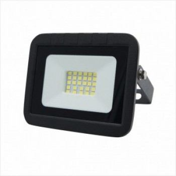 LEEK прожектор светодиодный LED7 20W(1400lm) 6500K 6K 130х100х20,5 CW BLACK черный (тонкий) IP65 9733