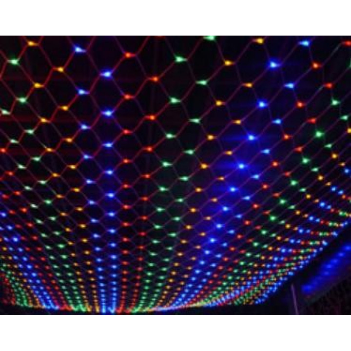 Гирлянда-сетка NTLD144-C-M 144LED разноцв. 1.5x1 соед. 3 доп модуля SH