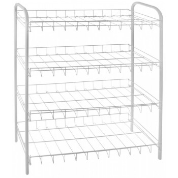 Подставка для обуви 4 уровня (полки) 64*26*80см, серая, арт.36.55.04-039 Metaltex