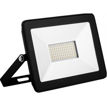 Saffit прожектор светодиодный 50W(4500Lm) 2835SMD 4000K 4K 205x30x160 черный IP65 SFL90-50 55077