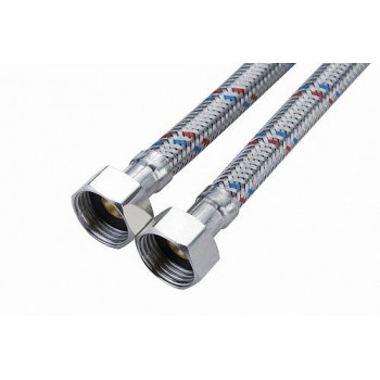 СТМ Подводка для воды сталь 1/2" г/г 150 cм CWFHF150