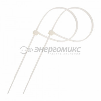 PROconnect xомут нейлоновый 200x4,0 мм 100 шт белый, (10!) 57-0200