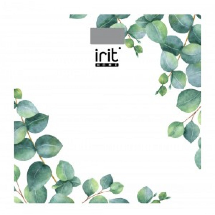 Весы напольные электронные IRIT IR-7273 (стекло) 180кг дел. 100гр (ААА*2шт в компл)