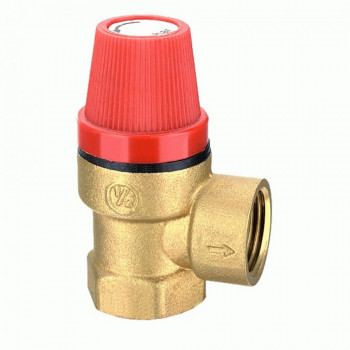 СТМ ТЕРМО Клапан предохранительный 1/2" гайка-гайка 6 Бар CRVP6F12