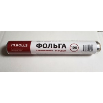 Фольга 29см*100м (9мкм), т/у, арт.MR003, M.ROLLS
