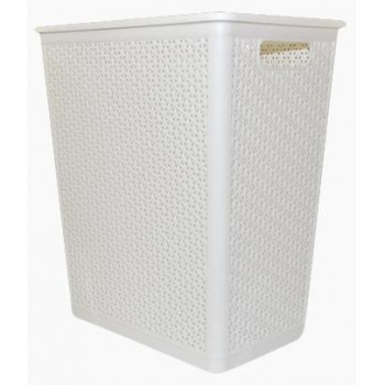 Корзина для белья прямоуг NATURE 35л, слоновая кость BQ1203СЛК BranQ