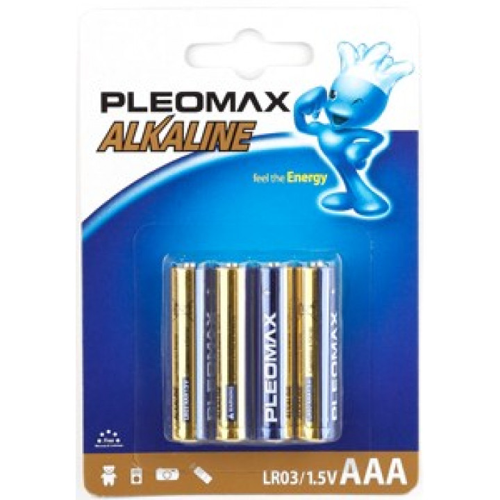 Батарейки Pleomax Economy LR03/286 BL4