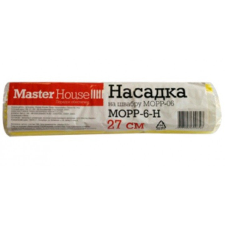 Насадка для швабры отжимной ПВА 27см, МОРР-6-Н арт.60084 MasterHouse