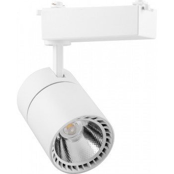 Feron светильник трековый светодиодный на шинопровод 30W(2400Lm) 4000К 4K 35гр. белый AL103 29515
