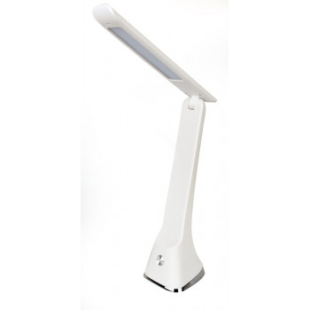 Ultraflash UF-733 С01светильник светодиодный настольный 8W(380lm) 6000K, сенсор, 3 ур.ярк., "под кожу" белый